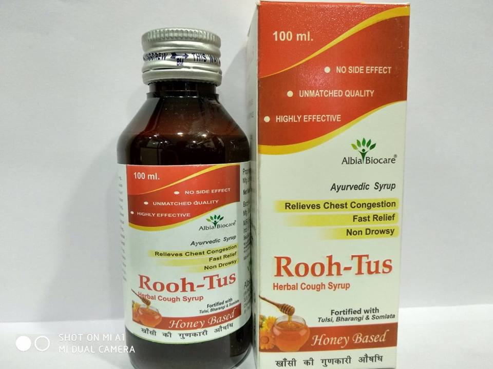 ROOH-TUS SYRUP | Herbal Honey Based Cough Syrup